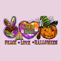 Peace Love Halloween Ladies Tee | Teevron