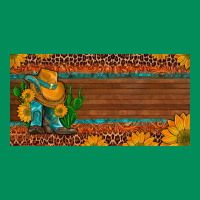 Custom Cowboy Boots Sunflowers And Cactus License Plate Urban Hoodie | Teevron