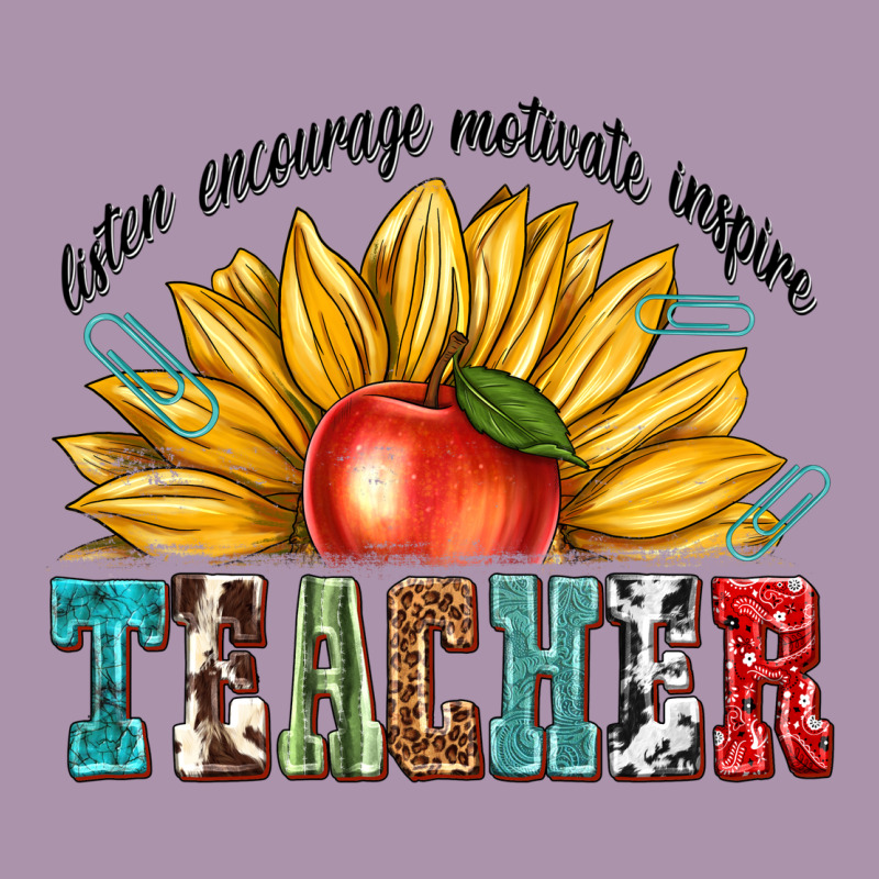Teacher With Sunflower Heavyweight Hoodie by texasbilliewilder | Teevron