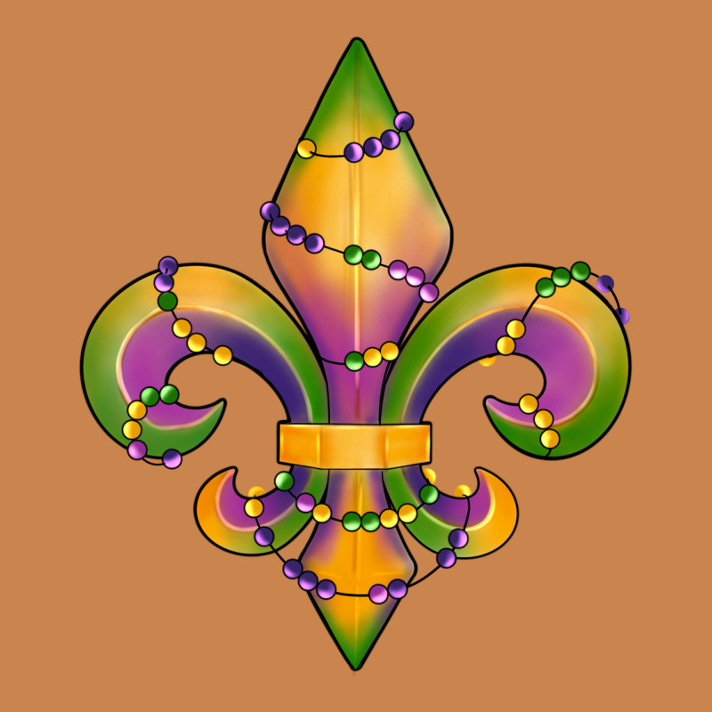 Mardi Gras Fleur De Lis Heavyweight Hoodie by RanaPortraitStore | Teevron