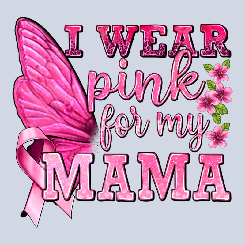 I Wear Pink For My Mama With Butterfly Premium Sweatshirt by texasbilliewilder | Teevron