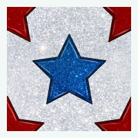 Glitter 4th Of July Seamless Pattern Premium Hoodie | Teevron