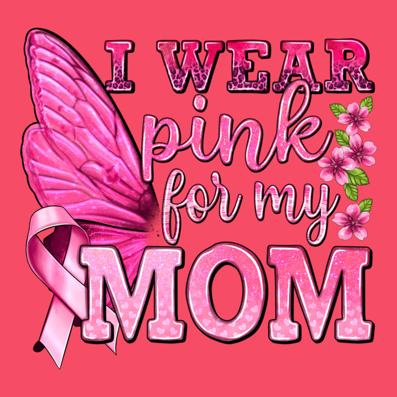 I Wear Pink For My Mom With Butterfly Premium Sweatshirt by texasbilliewilder | Teevron