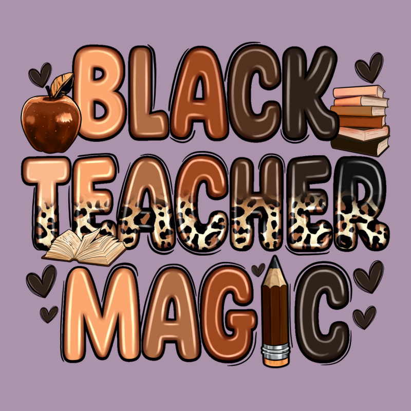 Black Teacher Magic Heavyweight Hoodie by Zillion Design Studio | Teevron