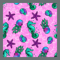 Summer Ocean Seamless Pattern Premium Hoodie | Teevron