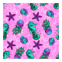 summer ocean seamless pattern | Teevron