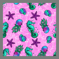 Summer Ocean Seamless Pattern Premium Hoodie | Teevron