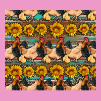Seamless Poultry Farm Sunflowers Chicken Coop Tumbler Urban Hoodie | Teevron