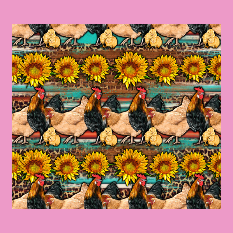 Seamless Poultry Farm Sunflowers Chicken Coop Tumbler Urban Hoodie by Artiststas | Teevron