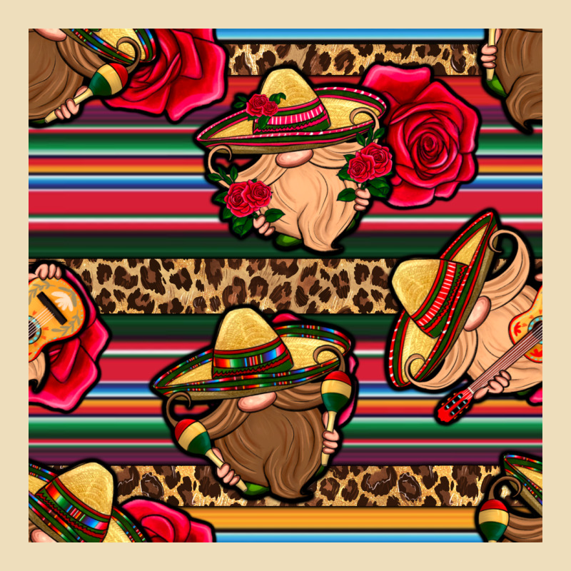 Mexican Gnomes Seamless Pattern Premium Hoodie by BundleAndBundleShop | Teevron
