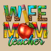Wife Mom Teacher Heavyweight Hoodie | Teevron
