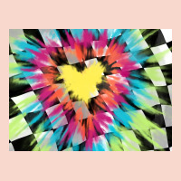 Tie Dye Hearth Shaped Race Flag Background 3200x2400 Urban Hoodie | Teevron