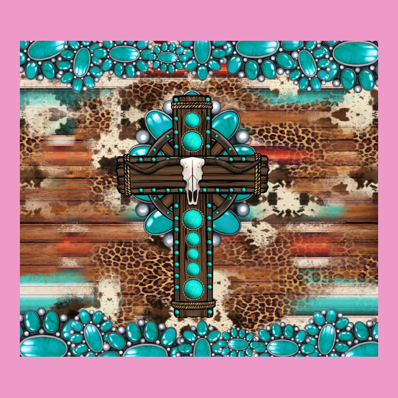 Gemstone And Cross With Cowhide Urban Hoodie by Artiststas | Teevron