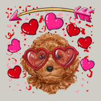 Valentine's Day Toy Poodle Heavyweight Hoodie | Teevron