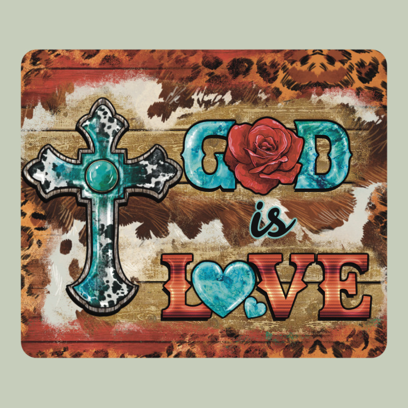 God Is Love Cross Long Sleeve Tee by BarkalooDesign | Teevron