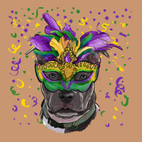 Mardi Gras  Mask Pitbull Heavyweight Hoodie | Teevron