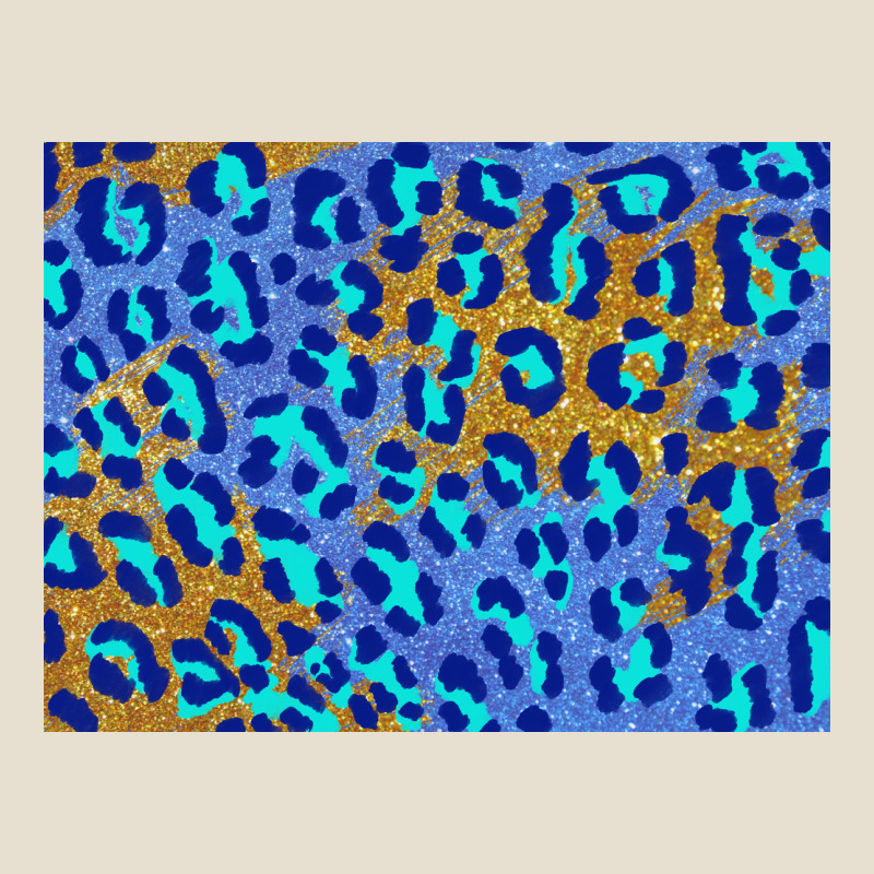 Leopard Background Turquoise And Gold 3200x2400 Urban Hoodie by AdoDesignShop | Teevron