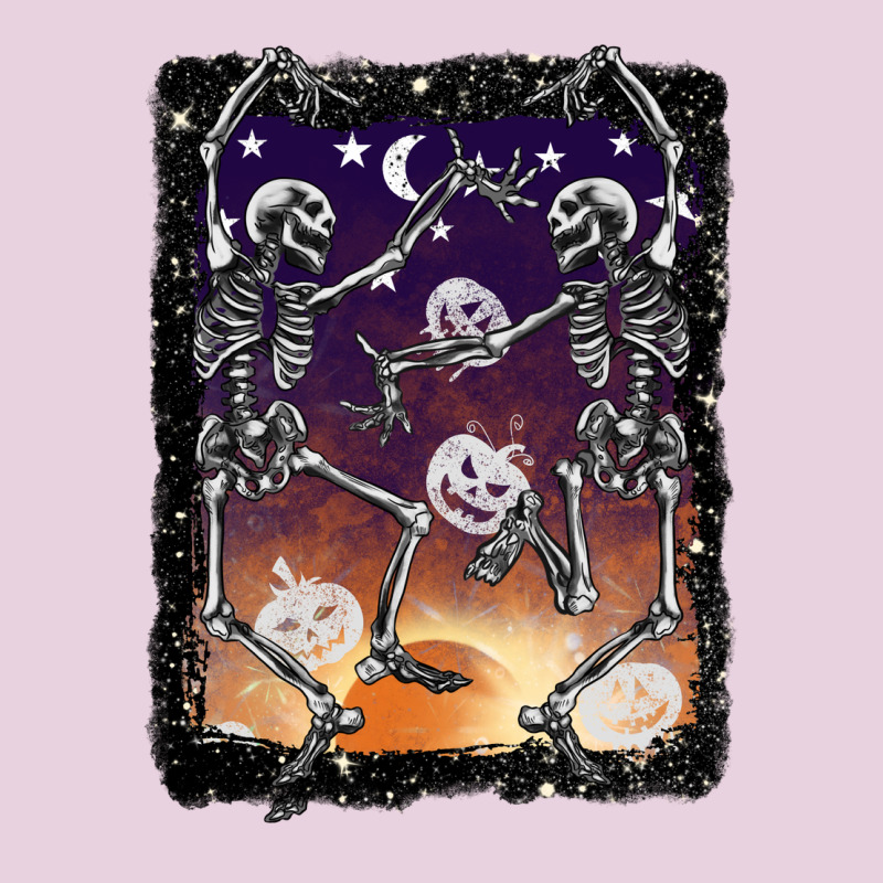 Halloween Dancing Skeletons Stars Ladies Tee by BarkalooDesign | Teevron
