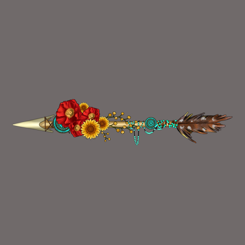 Flowers And Arrow With Gemstone Urban Hoodie by Artiststas | Teevron