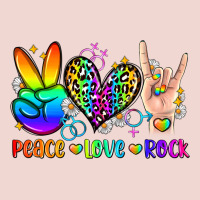 Peace Love Rock Premium Sweatshirt | Teevron