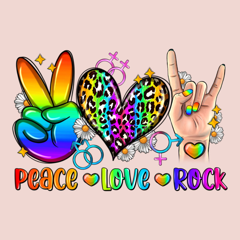 Peace Love Rock Premium Sweatshirt by Zillion Design Studio | Teevron