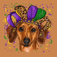 Mardi Gras Hat Dachshund Heavyweight Hoodie | Teevron