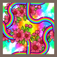 Tie Dye Floral Seamless Pattern Premium Hoodie | Teevron