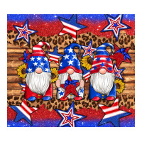 american flag gnomes star leopard glitter tumbler | Teevron