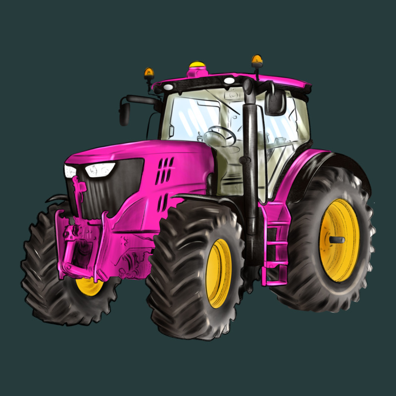 Western Farm Tractor Pink Premium Hoodie by Artiststas | Teevron