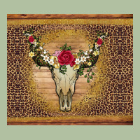 Bull Skull Flowers Glitter And Leopard Urban Hoodie | Teevron