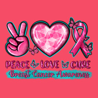 Peace Love Cure Breast Cancer Awareness Premium Sweatshirt | Teevron