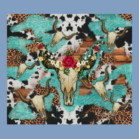 Bull Skull Flowers Cowhides And Leopard Urban Hoodie | Teevron