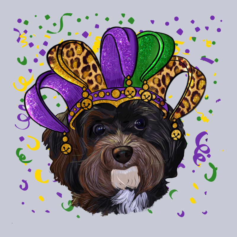 Mardi Gras Hat Havanese Dog Heavyweight Hoodie by RanaPortraitStore | Teevron