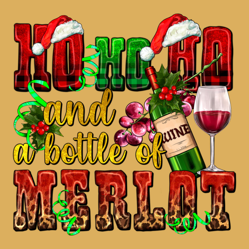 Ho Ho Ho And A Bottle Of Merlot Premium Hoodie by AdoDesignShop | Teevron