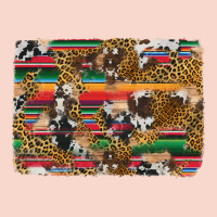 Western Serape Cowhide And Leopard Background Urban Hoodie | Teevron