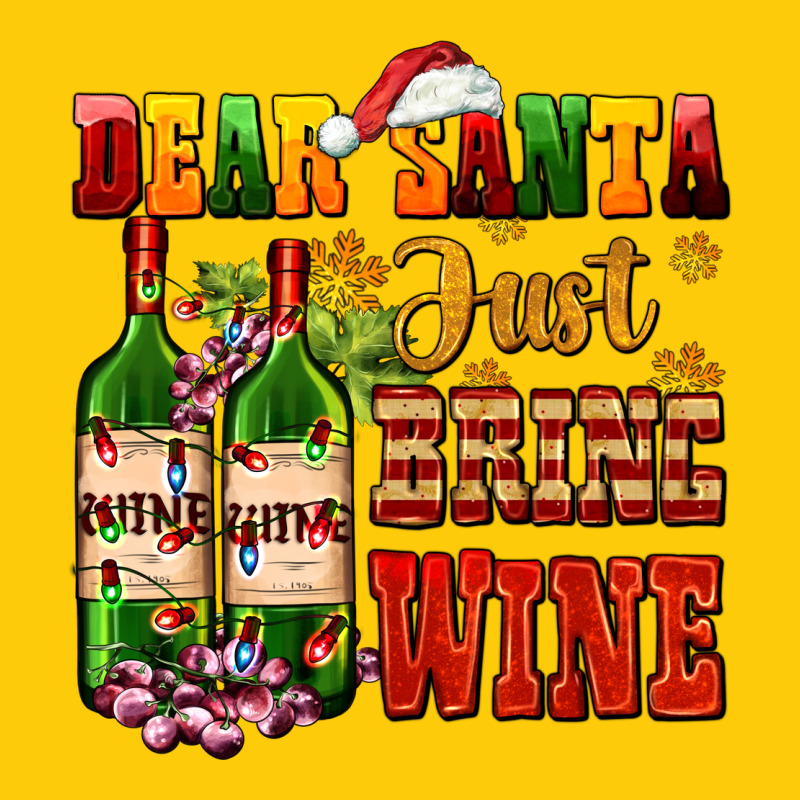 Dear Santa Just Bring Wine Premium Hoodie by AdoDesignShop | Teevron