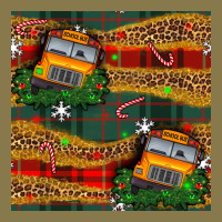 Christmas School Bus Seamless Pattern Premium Hoodie | Teevron