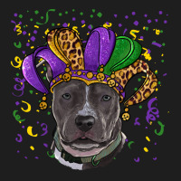 Mardi Gras Pitbull Heavyweight Hoodie | Teevron