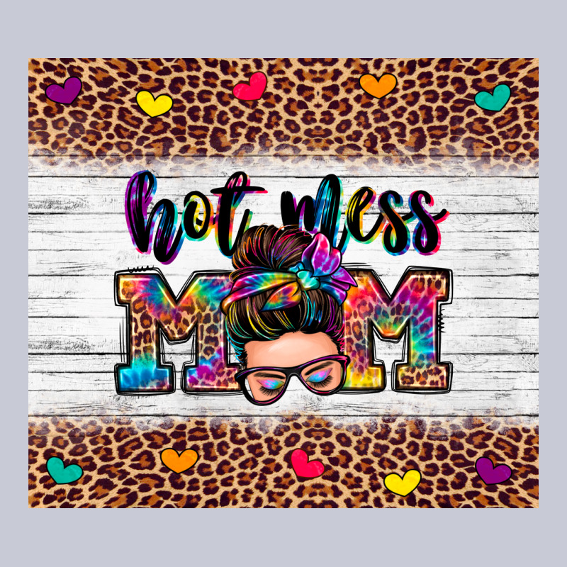 Hot Mess Mom Heavyweight Hoodie by Zillion Design Studio | Teevron