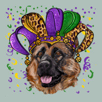 Mardi Gras Hat German Shepherd Heavyweight Hoodie | Teevron
