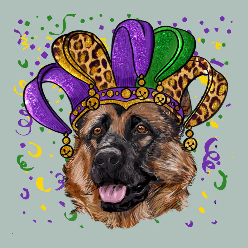 Mardi Gras Hat German Shepherd Heavyweight Hoodie by RanaPortraitStore | Teevron