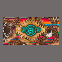 Western Gemstone And Leopard With Serape Licanse Plate Urban Hoodie | Teevron