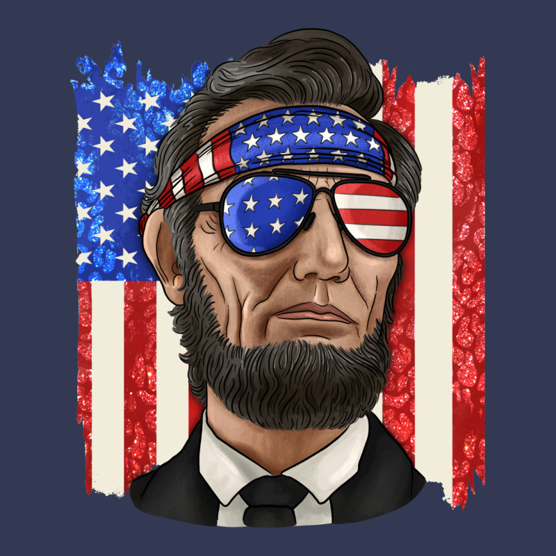 American Flag With Lincoln Heavyweight Hoodie by texasbilliewilder | Teevron