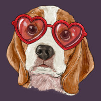 Beagle With Love Glasses Heavyweight Hoodie | Teevron