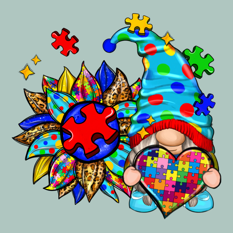 Autism Sunflower Gnome Premium Sweatshirt by Zillion Design Studio | Teevron
