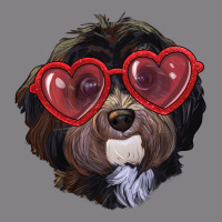 Havanese Dog With Love Glasses Heavyweight Hoodie | Teevron