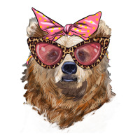 mama bear with glasses and bandana | Teevron