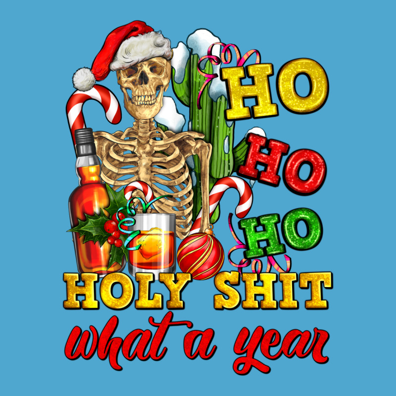 Christmas Ho Ho Ho Holy Shit What A Year Skeleton Premium Hoodie by AdoDesignShop | Teevron
