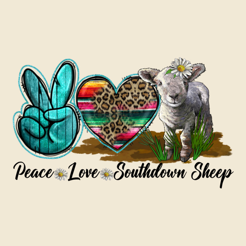 Peace Love Southdown Sheep Premium Tee by LillyAllenDesigns | Teevron