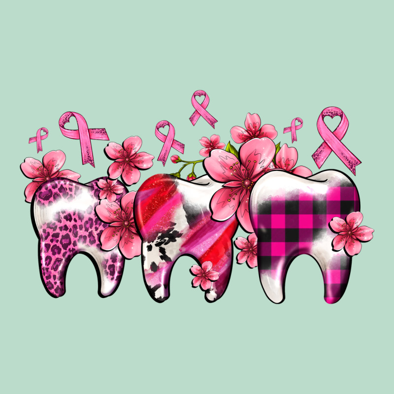 Cancer Ribbon With Teeth Premium Hoodie by AdoDesignShop | Teevron